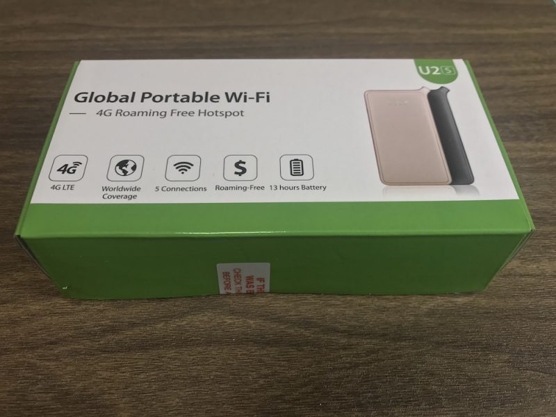 Mugen WiFiの端末（U2s）