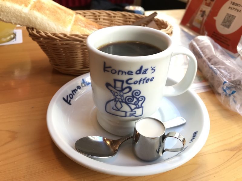 コメダ珈琲でのフリーWi-Fi接続手順