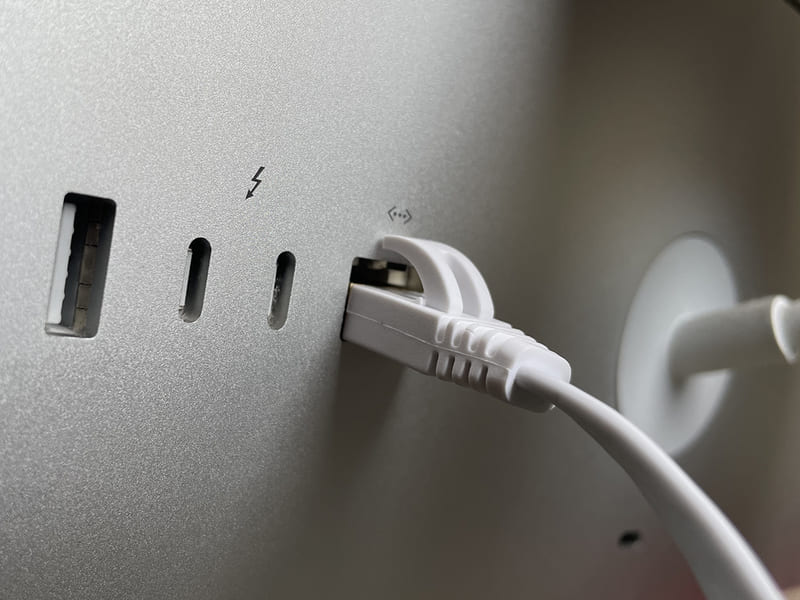 PCの有線LANポート