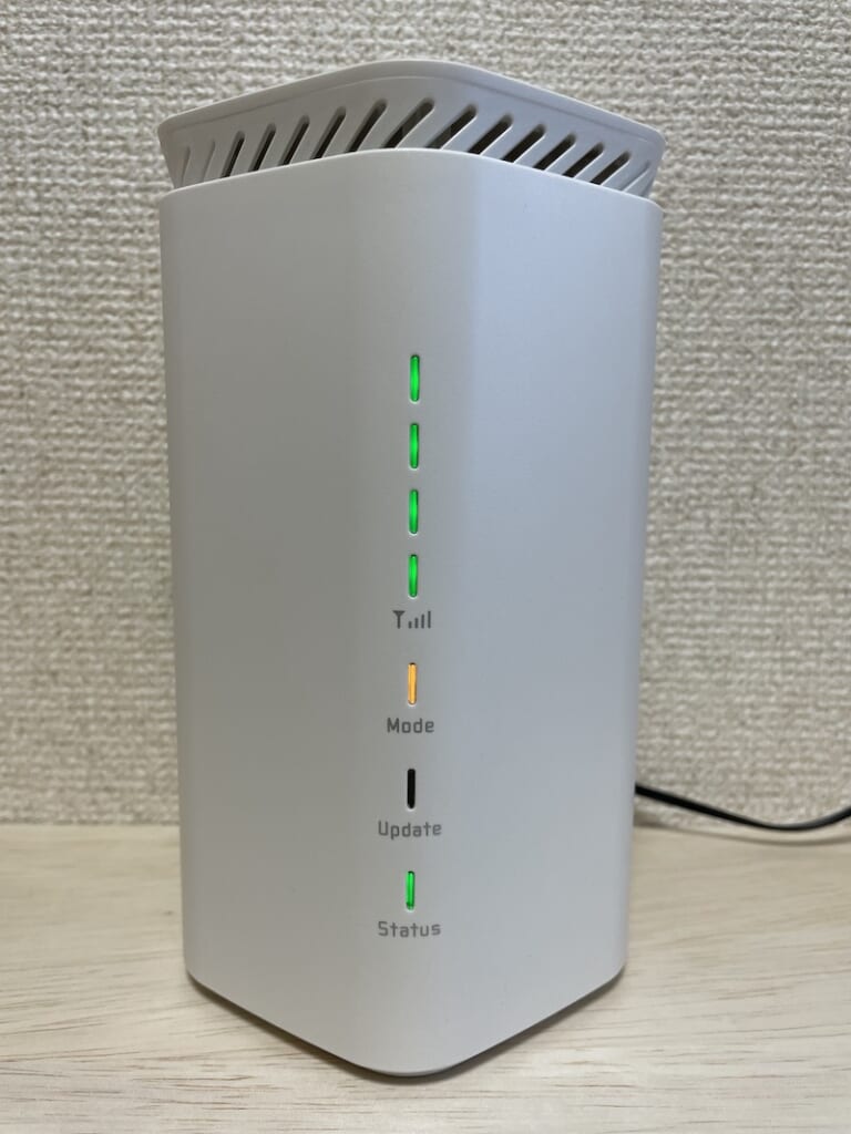 プラスエリアモード（オレンジ点灯）